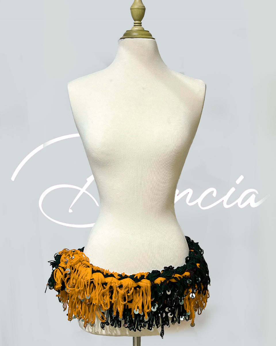 Mouzoun jaune/Noir – Élégance Intemporelle