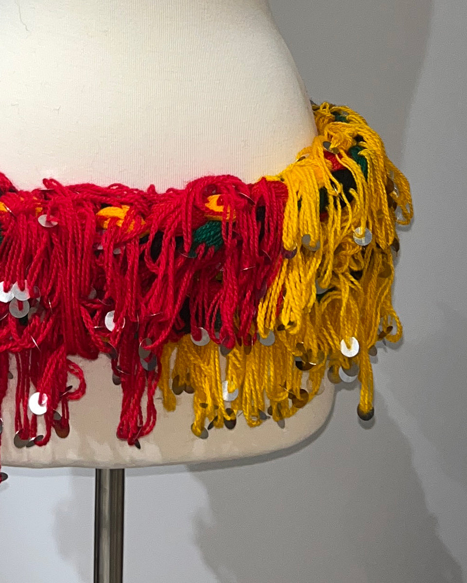 Ceinture de danse marocaine traditionnelle panaché
